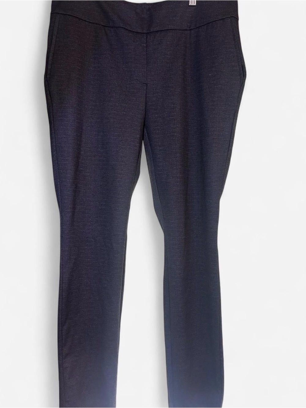 Dalia Black Straight-Leg Dress Trousers